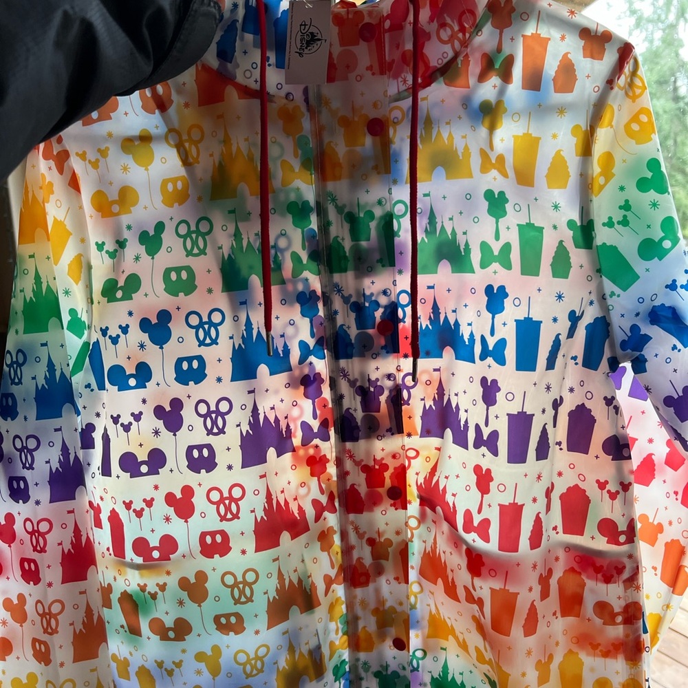 NWT Authentic Disney rain jacket size small